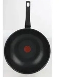 Wokpfanne 28cm Schwarz Antihaft Braten Kochen K&uuml;che Schmoren Gem&uuml;se Speise - Tefal