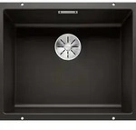 Subline 500 - Silgranitsp&uuml;le, 53x46 Cm, Infino, Schwarz 525995 - Blanco