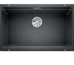 Blanco - Etagon 700 - Silgranitsp&uuml;le, 73x46 Cm, Mit Schienen, Schwarz 525891