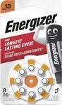 Energizer Knopfzelle Za13 1.4 V 8 St. 280 Mah Zink-luft Hearing Aid Pr48