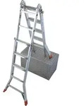 Aluminium-gelenk-teleskopleiter Monto Telematic 6,05 M Klappleiter - Krause