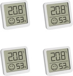 Tfa Dostmann - Tfa Digitales Thermo-hygrometer 30.5053.02.04, 4 St&uuml;ck, Wei&szlig;