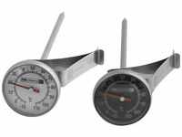 Fmprofessional - Getränkethermometer 14cm, Küchenthermometer aus Edelstahl,