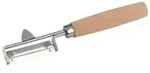 Fackelmann Sparsch&auml;ler 16,5 Cm Mit Holzgriff Kartoffelsch&auml;ler Pendelsch&auml;ler