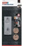 Tesa Powerbutton Classic Doppelhaken, Edelstahl, Bis 12kg