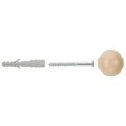 T&uuml;rstopper Ts 8 S Schwarz 10 Stk - Fischer