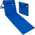 Detex&reg; Strandmatte Mit R&uuml;ckenlehne Gepolstert Blau Sonnenliege Klappbar