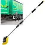 Dema - Waschb&uuml;rste Auto Lkw B&uuml;rste Autowaschb&uuml;rste Teleskop Stiel 106-180 Cm