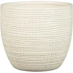 Scheurich - Corteza, Blumentopf Aus Keramik, Farbe: Vainilla, 21,5 Cm Durchmesser,