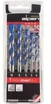 Alpen - Hartmetall Granitbohrer Set Profi Granit Pg 5, 5 Tlg, 4 / 6 / 8 / 10 Mm