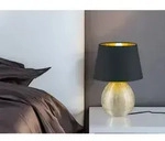 Reality Leuchten - Tisch Lampe Leuchte Schlafzimmer Schwarz Goldfarbig Schreibtsich