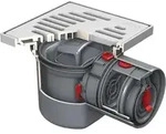Aco Kellerablauf Junior Typ 5 Dn100/197x197/1,5grad/1,4l/s Rost Abs/k3/ws60/pk A