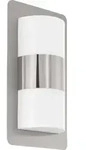 Eglo Au&szlig;en-wandleuchte Cistierna E27 Edelstahl/wei&szlig; Up- & Downlight