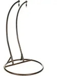 Gestell F&uuml;r Polyrattan H&auml;ngesessel Torus Farbe Braun Twin Gestell Poly Rattan -