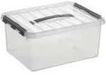 Box F&uuml;r Regalsystem Q-line 15 L Transparent/metallic 40 X 30 X 18 Cm - Sunware