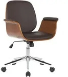 B&uuml;rostuhl Kemberg Walnuss/braun