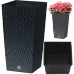 Rato Drts170 Hoher Blumentopf Mit Einsatz Anthrazit