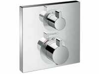 ShowerTablet Ecostat Square Thermostat, Unterputz, 1 Verbraucher, chrom - 15712000 -