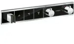 Rainselect - Thermostat-duscharmatur - Unterputz F&uuml;r 3 Verbraucher, Schwarz /