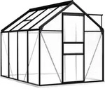 Prolenta Premium Gew&auml;chshaus Mit Fundament Anthrazit Aluminium