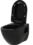 Wand-wc Keramik Schwarz Vidaxl Schwarz
