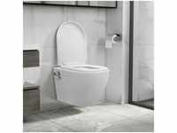 Bonnevie - Wand-WC ohne Spülrand mit Bidet-Funktion Keramik Weiß vidaXL638203