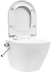 Wand-wc Ohne Sp&uuml;lrand Mit Bidet-funktion Keramik Wei&szlig; - Vidaxl