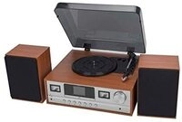 Mrd-52lightwood Stereo. Radio Fm Und Dab+. Plattenspieler Und Cd-player.