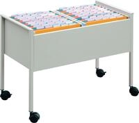 H&auml;ngeregistraturwagen H592xb760xt425mm F.ca.2x50 H&auml;ngemappen A4 2-bahnig Durable