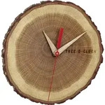Tfa Dostmann - 60.3046.08 Quarz Wanduhr 172 Mm X 180 Mm X 40 Mm Eiche, Holz Echtholz
