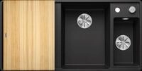 Blanco Silgranit Sp&uuml;lbecken Mit Restebecken Und Abtropffl&auml;che, Axia Iii 6 S-f,