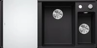 Blanco Silgranit Sp&uuml;lbecken Mit Restebecken Und Abtropffl&auml;che, Axia Iii 6 S-f,