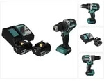 Makita Dhp 484 Rf Akku Schlagbohrschrauber 18 V 54 Nm Brushless + 2x Akku 3,0...