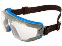 Goggle Gear 500 GG501NSGAF-BLU Vollsichtbrille mit Antibeschlag-Schutz Blau, Grau en
