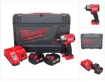 Milwaukee - 18v Akku-schlagschrauber M18 Fmtiw2f12-502x, 2x 5,0 Ah Li-ion Akkus,