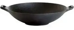 Gusseisenkuss&reg; Gusseisenwok Mit 2 Griffen &Oslash; 37 Cm Gusspfanne Gusseisen Wok