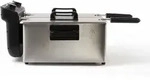Livoo - Doppelfritteuse 2x3l 3300w Edelstahl Doc217
