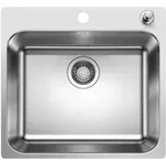 Supra 500 - Sp&uuml;le, 54x50 Cm, Mit Exzenterbedienung, Geb&uuml;rsteter Edelstahl 526355 -