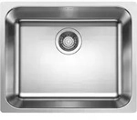 Supra 500 - Sp&uuml;le, 54x44 Cm, Geb&uuml;rsteter Edelstahl 526351 - Blanco