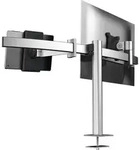 Durable Monitorhalterung Pro 1mon. 1tablet Tischdurchf Silb. (508823)