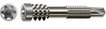 Spax - Terrassenschraube Alu, 5 X 48 Mm, 100 St&uuml;ck, Fixiergewinde, Zylinderkopf,