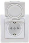 Delphi Schutzkontakt-steckdose 16a/250v, Wei&szlig;, Ip44