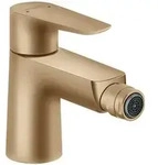 Talis E - Bidetarmatur Mit Ablaufgarnitur, Bronze Geb&uuml;rstet 71720140 - Hansgrohe