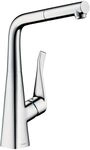Hansgrohe K&uuml;chenarmatur 320 Metris M71 Ausziehbarer Auslauf Mit Schlauchbox...