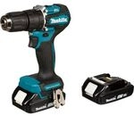 Akku-schlagbohrschrauber 18v Dhp487raj 2x Bl1820b Dc18rc Makpac M4 Bit - Makita