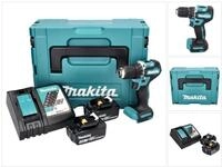 Makita Ddf 487 Rfj Akku Bohrschrauber 18 V 40 Nm Brushless + 2x Akku 3,0 Ah +