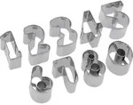 Zahlen-ausstechformen 0-9, 2,5 Cm Aus Edelstahl