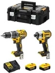 Dewalt - Pack 18v Schlagbohrmaschine Dcd796 Und Schlagschrauber Dcf887 (2x5,0 Ah)