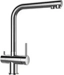 Schock K&uuml;chenarmatur / Drei-wege-armatur Vitus, Edelstahl Massiv