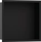 Wandnische Xtrastoris Original 300x300x100mm, M Int. Rah., Mattschwarz - Hansgrohe